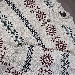 Vintage Saddlebred Sweater Mens Med Crewneck Grandpa‎ Dad Pullover Outdoors USA